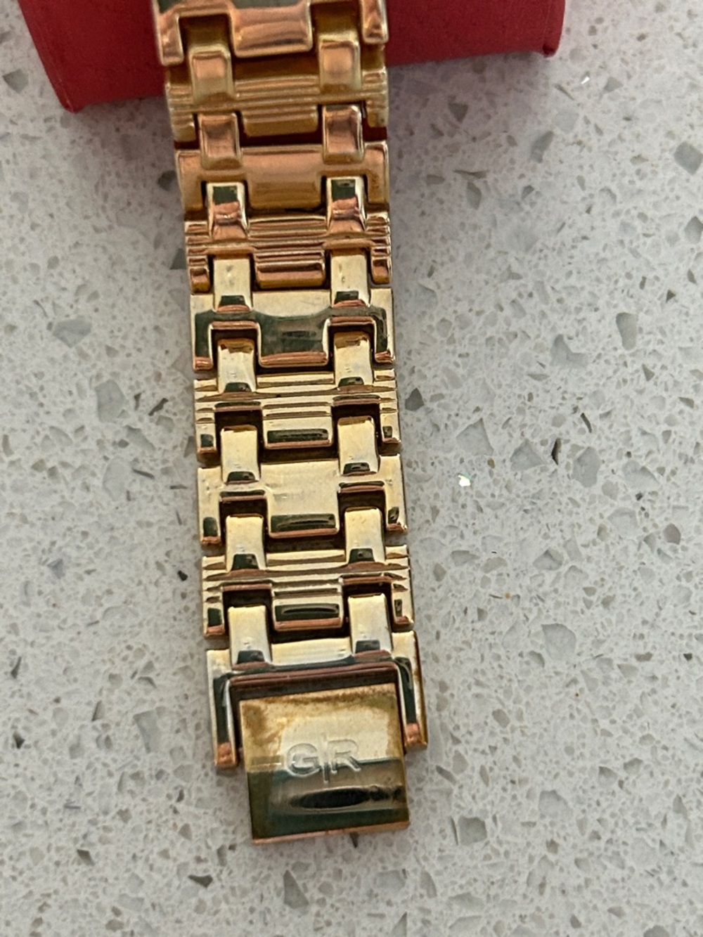 Elegant Gold-Tone Gianni Ricci Watch | Crystal Bezel - Picture 5 of 8